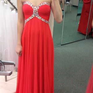 Orange Prom Dress